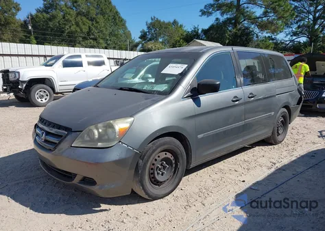 2007 Honda Odyssey Lx from USA, damaged, VIN 5FNRL38277B000711
